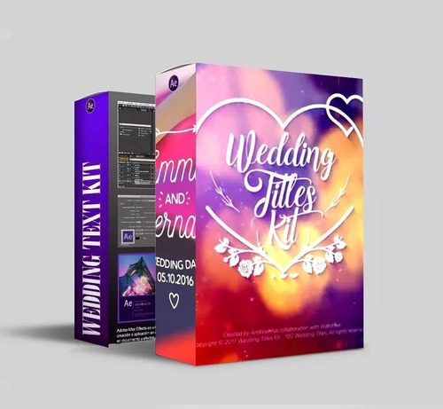 Wedding Title Text After Effects Textos Titulos Boda +500