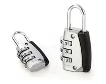 Comprar Candado Gris Combinacion  Numerica Valijas Lockers Mochilas