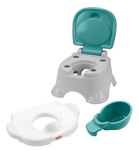Troninho Infantil 3 Em 1 Fisher Price Mattel Cor Verde