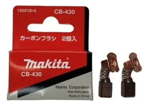 Cb-430 Juego De Carbones Makita 195018-5 Originales