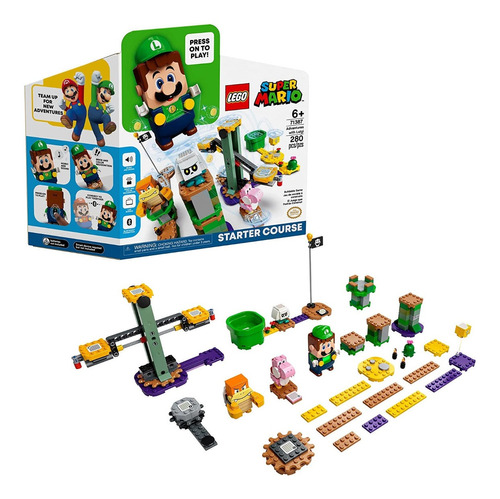 Lego Super Mario Pack Inicial Aventuras Con Luigi 71387