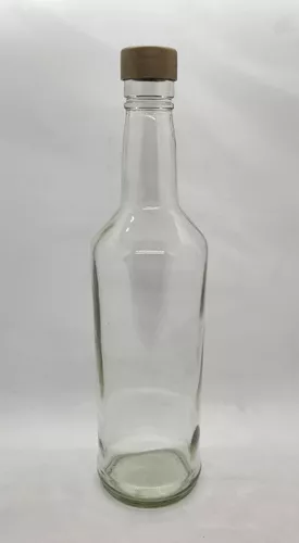 20 Botellas Vidrio 1 Litro C/tapa Rosca Envase Distribuidora