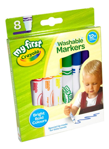 Crayola Myfirst - Marcadores Lavables  Colores Surtidos .