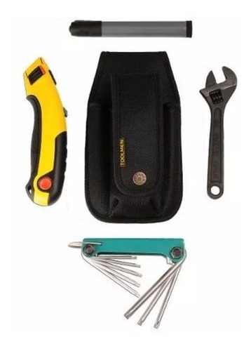 Imagen 4 de 6 de Porta Cuchilla O Cúter Toolmen T80 4 Div - Para Cinturon