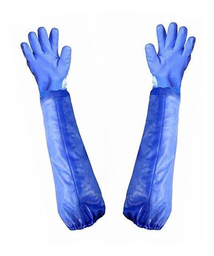 Trabajar Muchas Impermeable Durable Guante De Pvc Con Los Gu