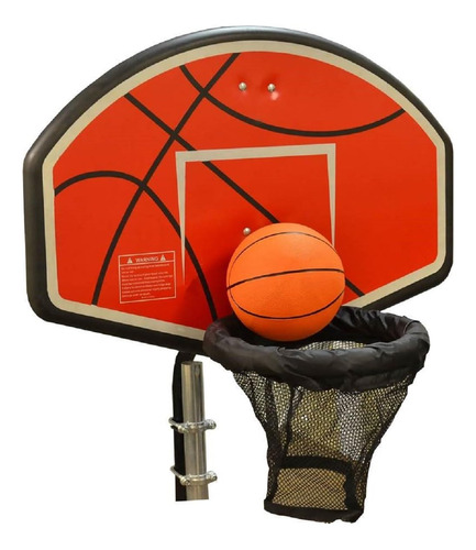 Jumpking Aro De Baloncesto Para Trampolín, Naranja