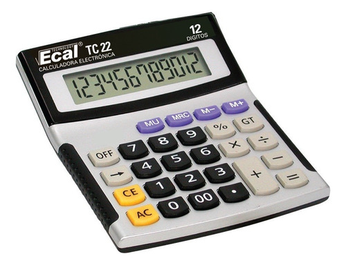 Calculadora Ecal 12 Digitos Tc22