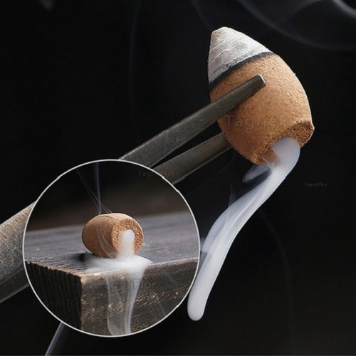Incienso Cono Reflujo, Caja 40 Conos Hem Aroma A Flor Loto