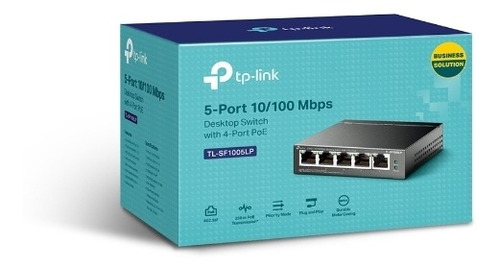 Switch Tp-link Tl-sf1005lp De 5 Ports 100 Mbps Con Poe 4port