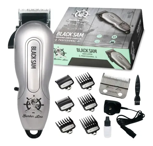 Maquina Cortar Pelo Profesional Eurostil Black Sam Cordless