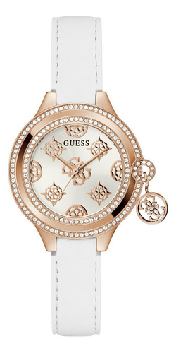 Reloj Guess Para Mujer Casual Ladies Dama Correa Blanco