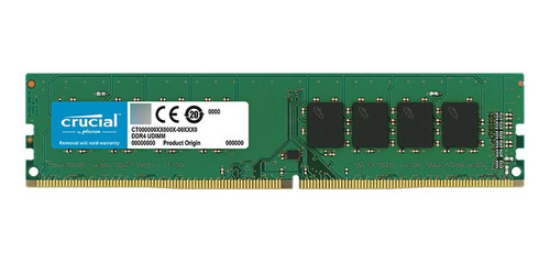 Memoria Ram 4gb Ddr4 2666mhz Crucial Udimm 1.2v Pc Blister