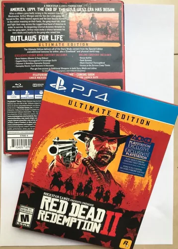 Jogo Red Dead Redemption 2 - Ps4 Mídia Física