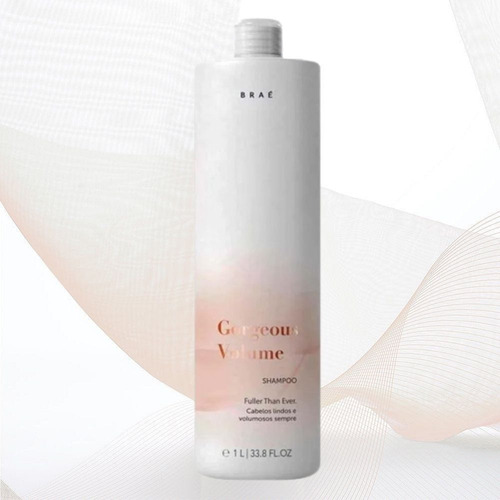 Braé Gorgeous Volume Shampoo Cabelos Lindos E Volumosos - 1l