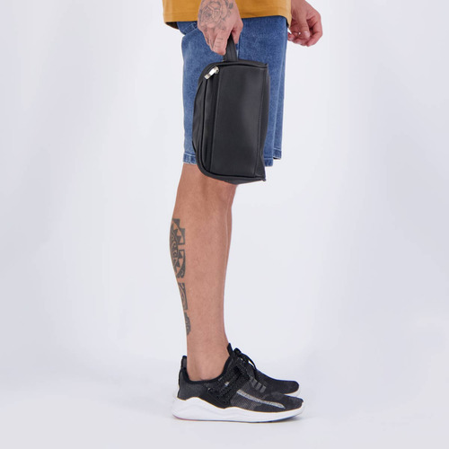 Necessaire São Paulo Courino Preta