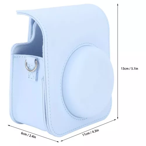 Funda Para Instax Mini 12 Vinil Azul