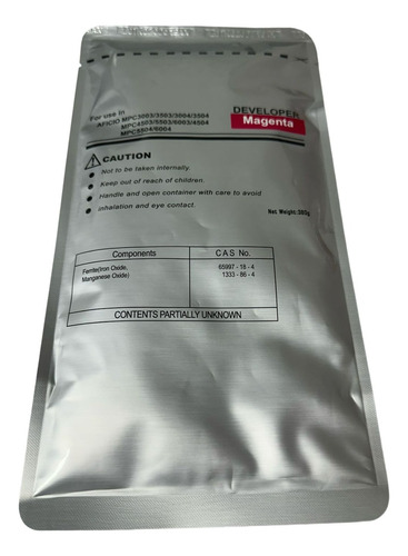 Revelador Magenta Cet Para Ricoh Mpc4504/imc4500/imc451/4503 Magenta