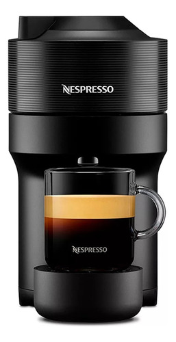 Cafetera Nespresso Vertuo Pop Negra. 220 V. Automatica