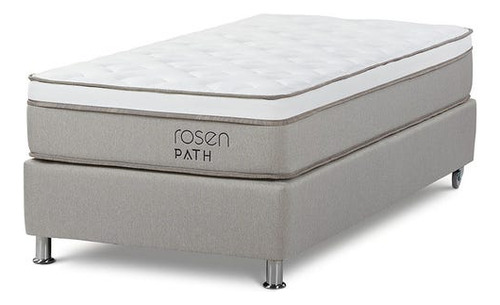 Cama Box Tarima Path Grey 1 Plaza 90 X 190 Cm Rosen