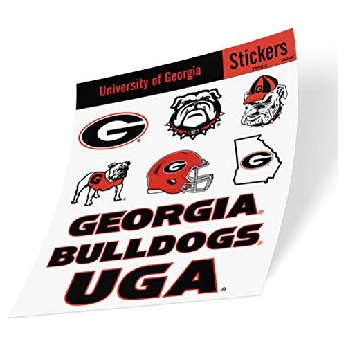 Calcomanía De Universidad De Georgia Bulldogs Uga Dawg...