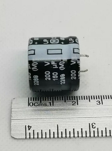 Capacitor Electrolitico 150uf 200v 85° Radial Pack De 2 Pzas (Usado)