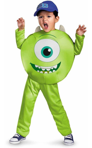 Disfraz Para Niño Monsters U Mike Talla Small 2t Halloween