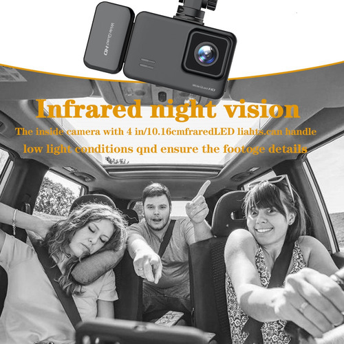H Para Cámara De Coche De Tres Vías Con Monitoreo En Tiempo