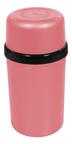 Mini Garrafa Térmica 250ml Portátil Tampa Copo Modelo Fano Cor Rosa