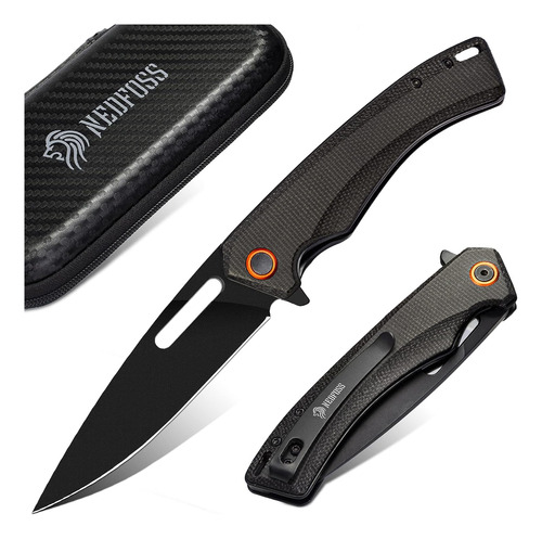 Black Mamba - Cuchillo De Bolsillo Plegable De Acero D2 De 3