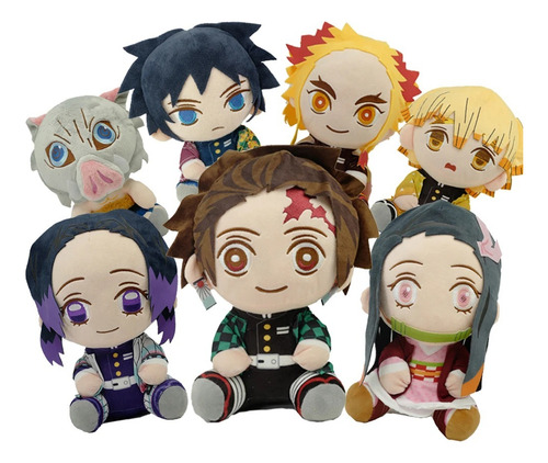 Peluche Anime Demon Slayer Tanjiro Nezhuko Kawaii Regalo Sua