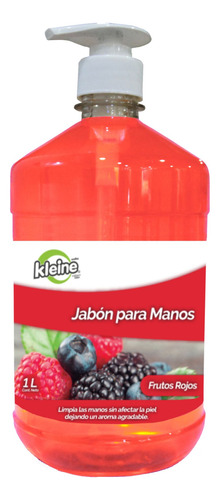 Jabón Líquido Frutos Rojos X1000 Ml Kleine