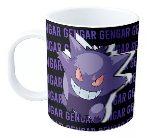 Taza Pokémon Pokedex GENGAR taza blanca 11OZ resistente lavados y