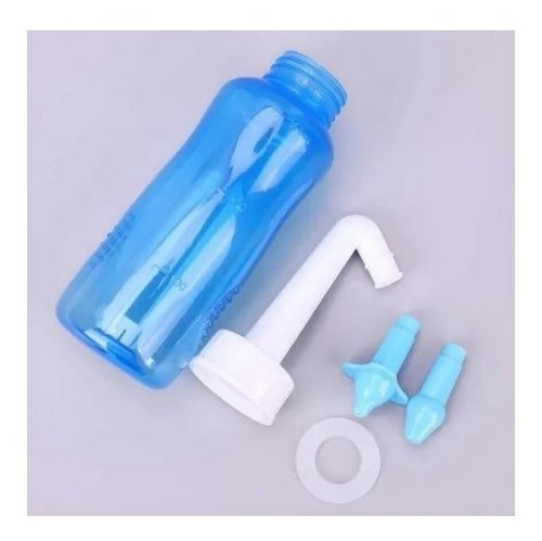 Garrafa Higienizador,nasal,rinite,alérgica,sinusite,ducha,. Cor Azul
