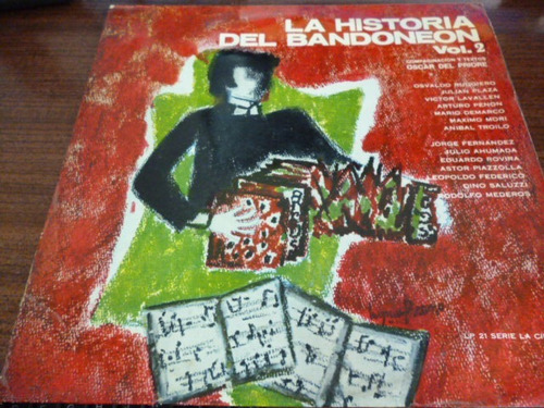 Oscar Del Priore La Historia Del Bandoneon Vinilo Argentino