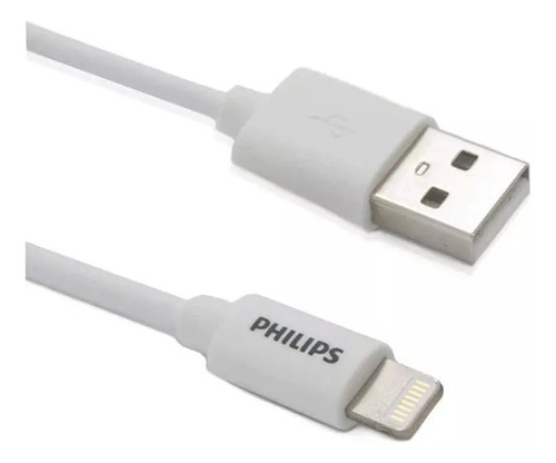 Cable iPhone Philips 1.2 Mts Goma Dlc2508w - Electromundo