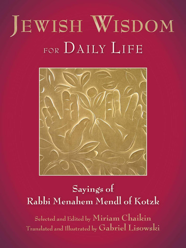 Libro Sabiduría Judía Para La Vida Diaria/inglés