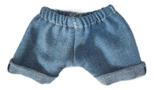 Calças De Boneca Fazendo Presentes Artesanais Azul