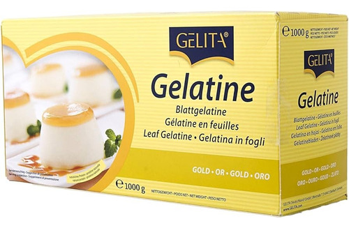 Gelatina En Hojas Oro Gelita 1000gr