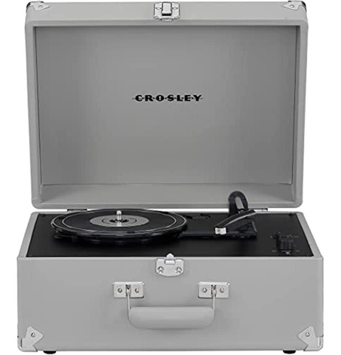 Crosley Cr6253b-gy Anthology Vintage 3-speed Bluetooth In