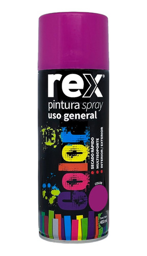 Pintura Spray General Color Violeta 400 Ml Rex 60223