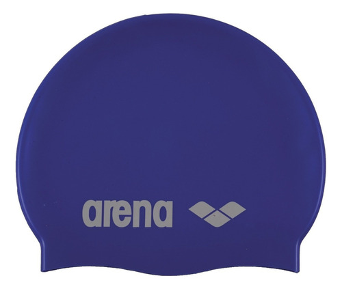 Gorra De Entrenamiento Arena Classic Silicone Color Azul Diseño de la tela Liso Talla UNI