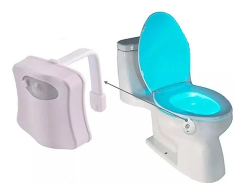10 Sensores De Movimiento Con Luz Led Para Taza De Baño