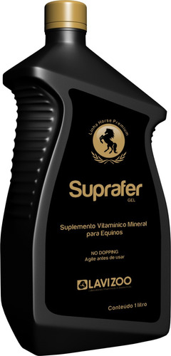 Suprafer Gel 1 Lt - Lavizoo ( Vitamina P/ Cavalos )