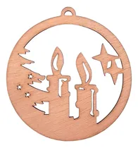 Comprar Bambalina Velas Navideñas Mdf Chapa En Corte Laser
