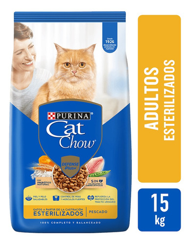 Cat Chow Esterilizados X 15 Kg 
