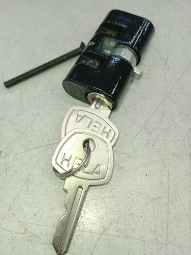 Cilindro monobloque negro con 2 llaves - Hela