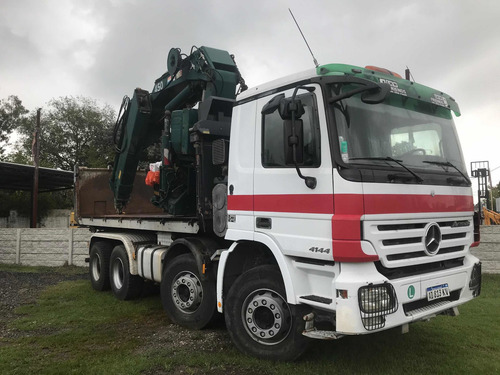 Mercedes Benz 4144 Con Hidrogrua Hiab 45 Tonelametros