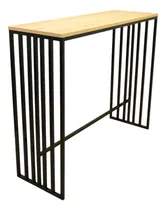 Comprar Barra Macarena 1.20 Madera Melanina - Envíos Gratis Negro O Blanco Desayunador Industrial