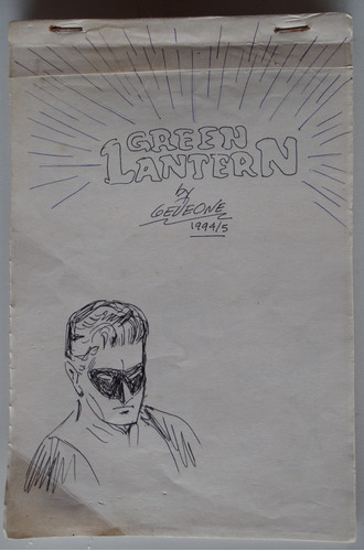 Green Lantern By Gedeone Malagola 1994-1995 Hq Inédita Nunca Publicada E Carta Explicando O Porquê