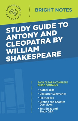 Libro Study Guide To Antony And Cleopatra By William Shak...